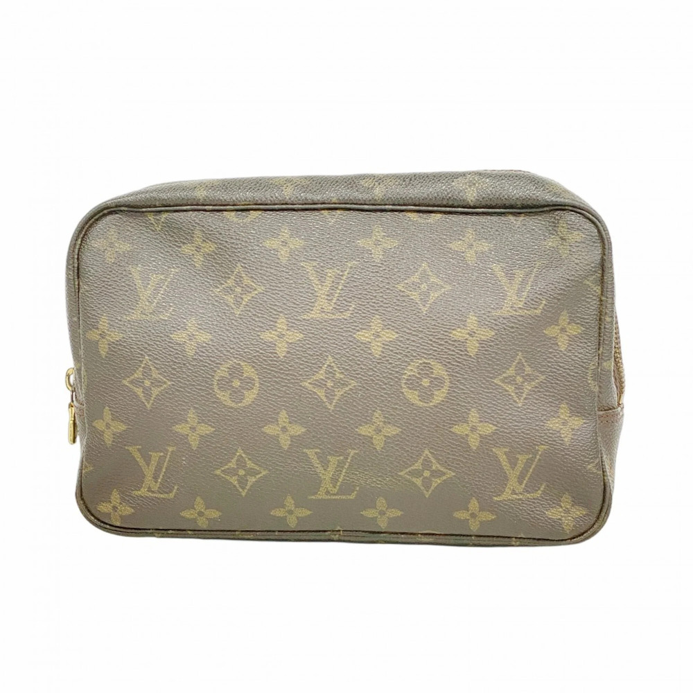 LOUIS VUITTON Brown Monogram Pouch